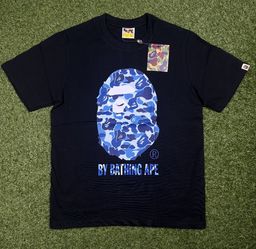 Blue Bape Graphic T-shirt