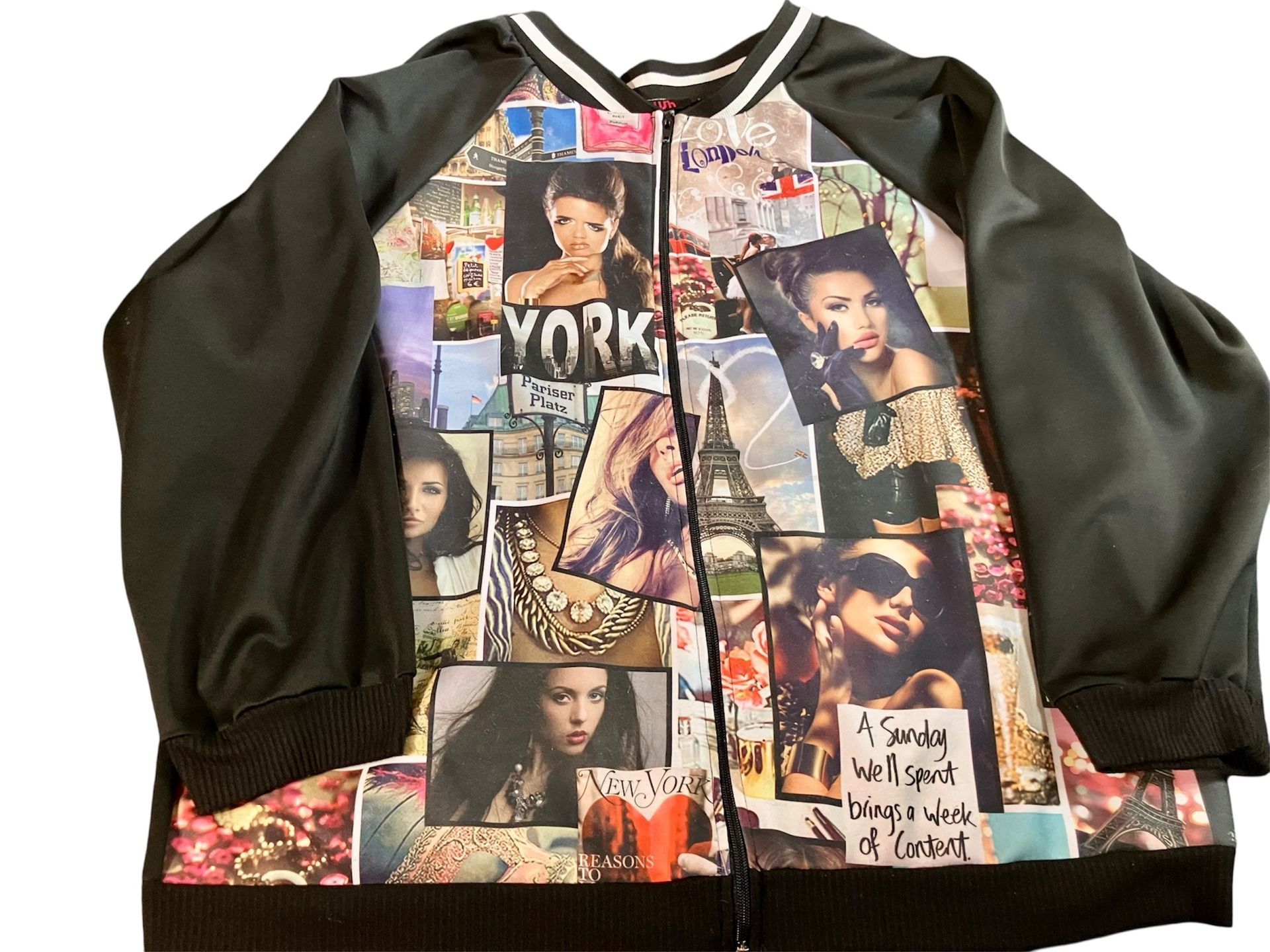 Blush Y2K Bomber Jacket