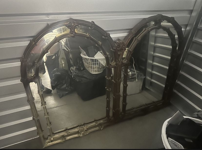 Antique Double Mirror