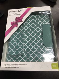 Tablet case 10in. New with cc wallet