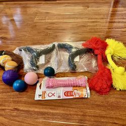 Bundle: NEW Assortment Dog Chew Play Toys