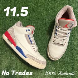 Size 11.5 Air Jordan 3 Retro “International Flight” ✈️ 