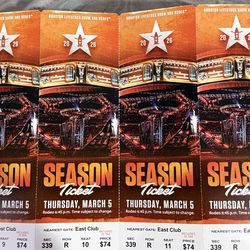 Russell Dickerson Houston Rodeo tickets and parking pass