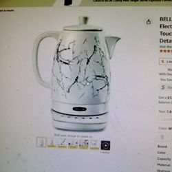 Electric Ceramic Kettle 1.8L, NEW