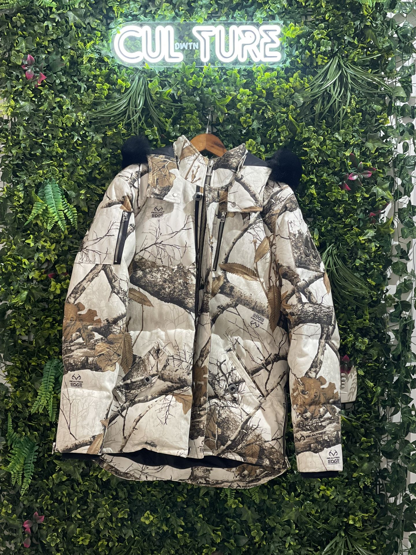 Moose Knuckles x Real Tree “Shearling Parka” Jacket
