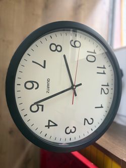 Large 16 inch silent non-ticking wall clock