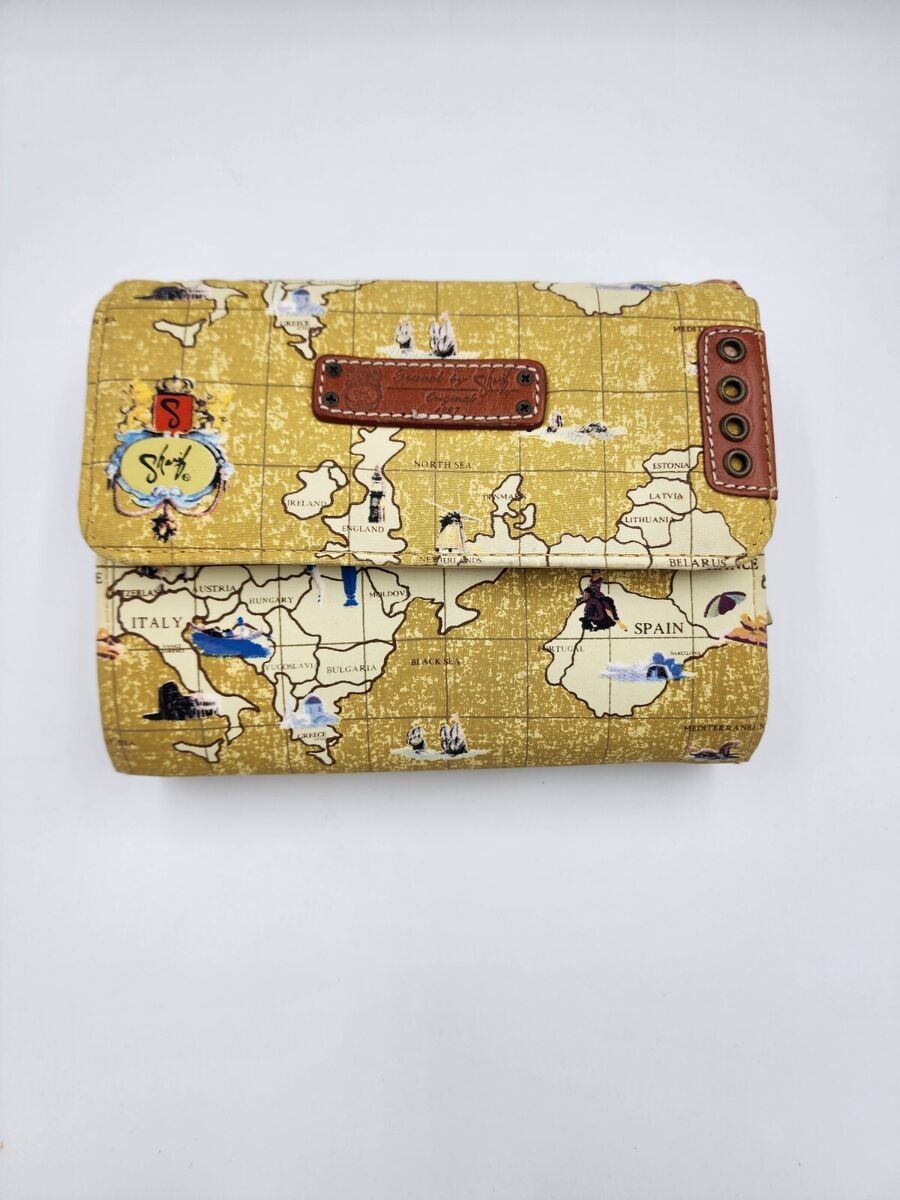 Travel By Sharif Original Handbag Map Of The World