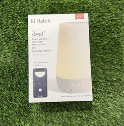 Hatch Rest Plus Sound Machine Night Light Time to Rise Audio Monitor