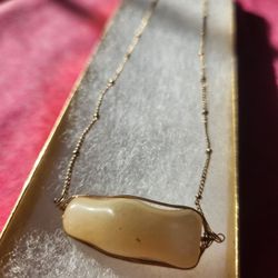 Citrine Nugget Necklace