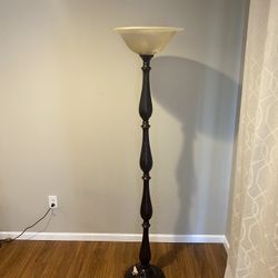 Lamp Standing Dark Wood