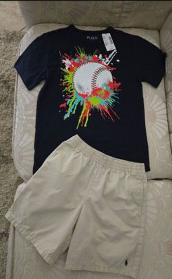 Boy's Shorts And Tee Set Size 6