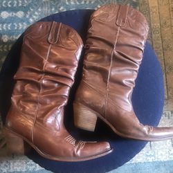 Steve Madden Women’s Brown Cowboy Boots Size 8