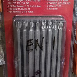 32 pc Extra Long Security Bit Set