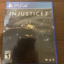 Injustice 2 Sony PlayStation 4 Fighting Game Excellent Quality Disc