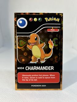 Charmander  - BLACK KANTO - POKEMON CARDS - ( PSA , BGS , CGC )
