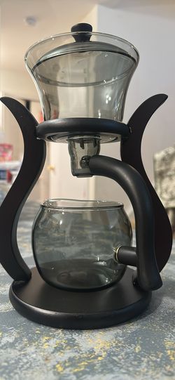 Magnetic borosilicate glass magnetic tea strainer!  