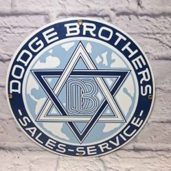 DODGE BROTHERS PORCELAIN SIGN 