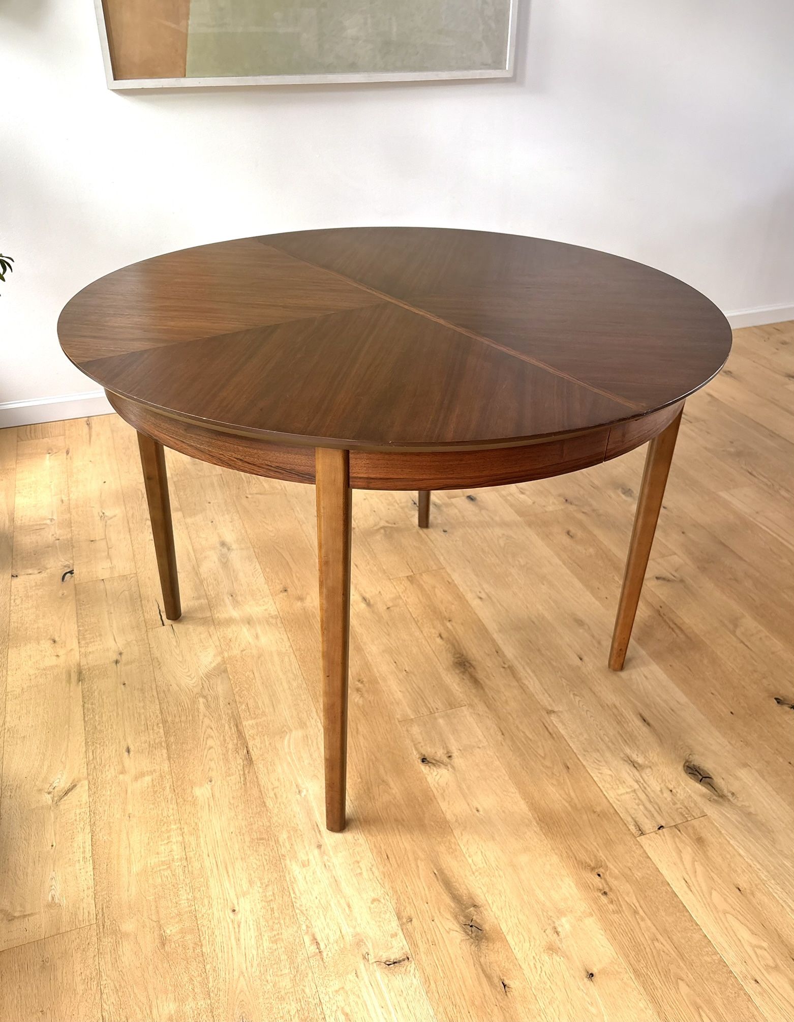 Mid Century Walnut Dining Table