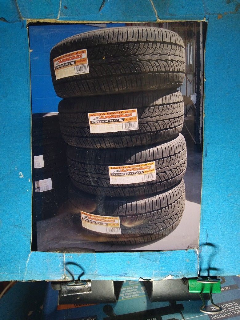 TIRE 275 55 20 Each ELMOFLES 