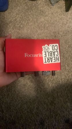 Scarlett Solo Interface 3rd Generation (with mic)