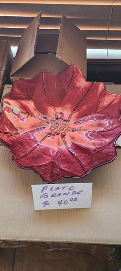 Platos navideños. Christmas serving plates princess house