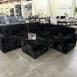 Black Sectional 
