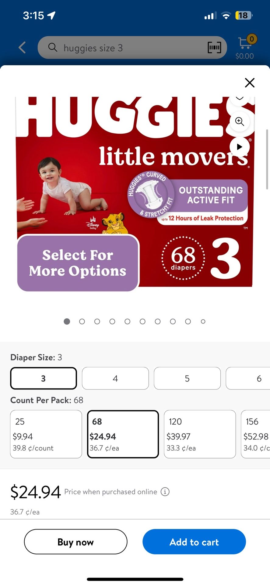 Huggies Diapers Size 3 Huge Discount