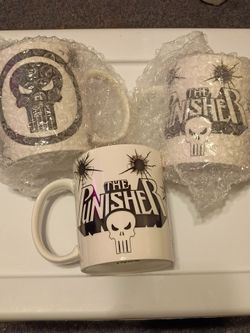 Brand new The Punisher Marvel copy cups