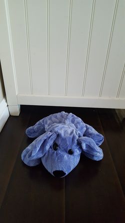 Blue dog stuff animal