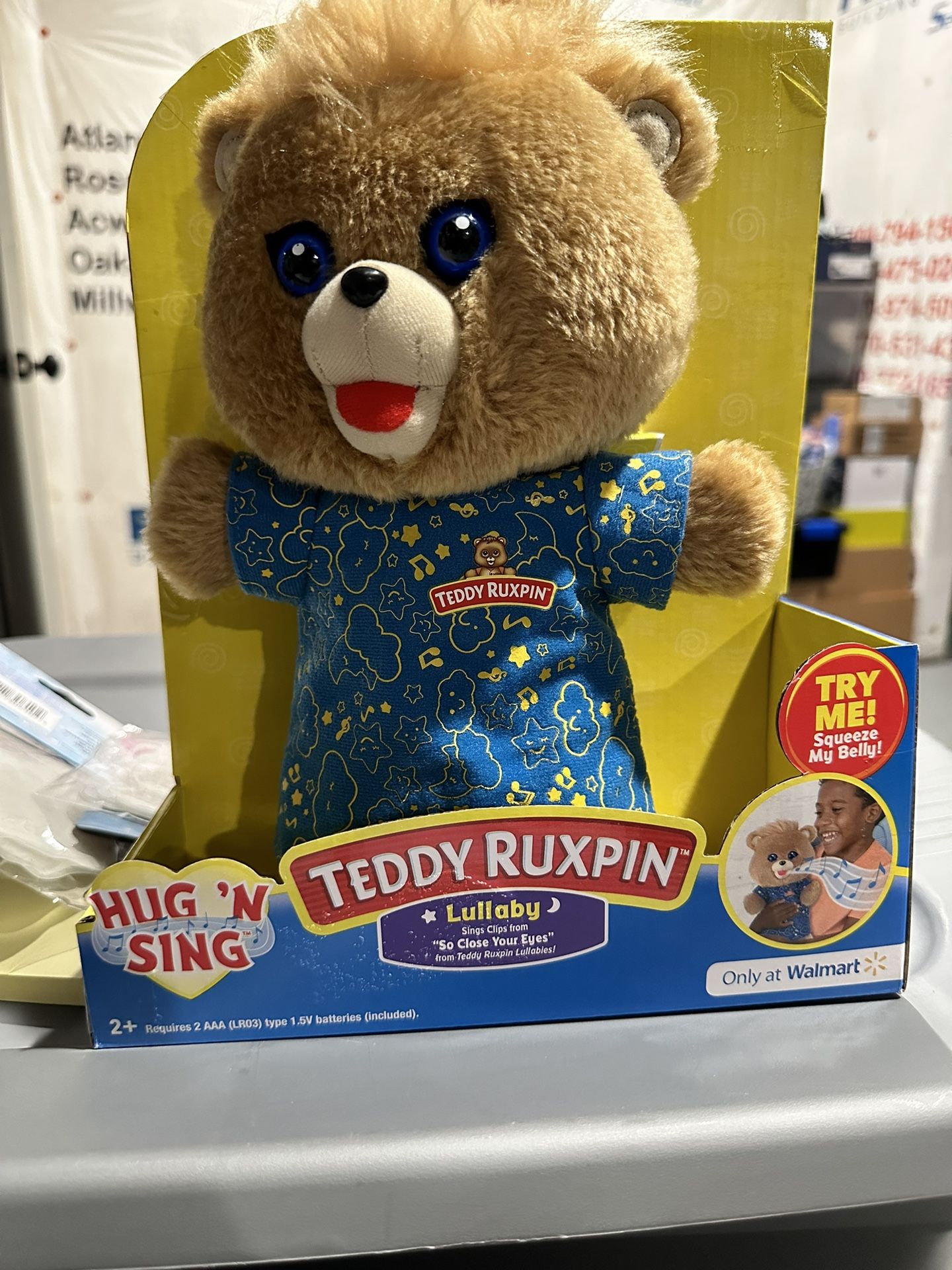 Teddy Ruxpin Hug N Sing Interactive Stuffed Bear Plush Doll Toy Exclusive Toy
