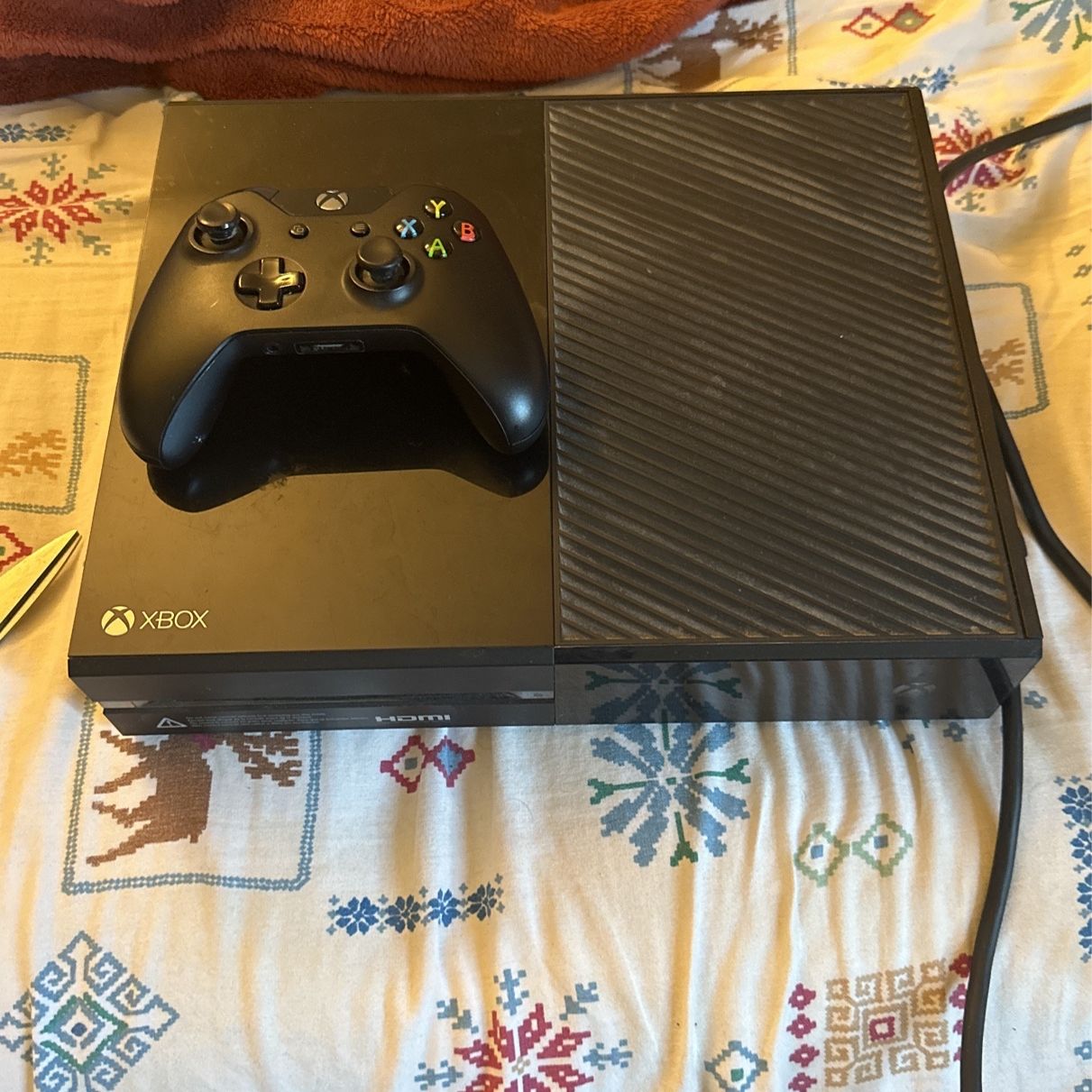 Xbox One With Controller