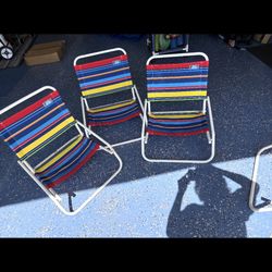 3 Beach Chairs 