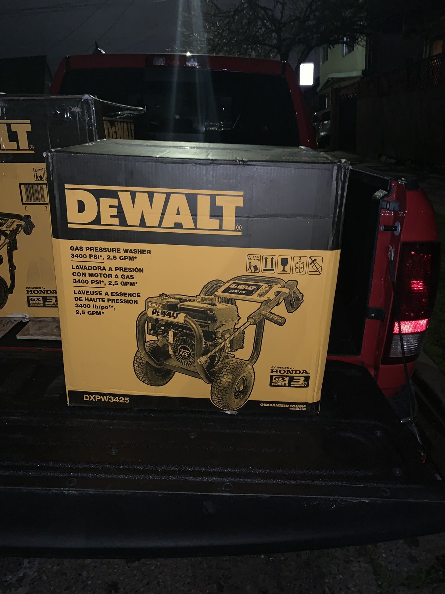 Dewalt 3400psi pressure washer