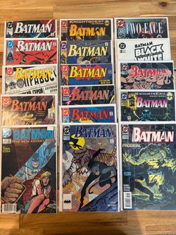 Batman Comic Book Lot! 16 issues!! 80s and 90s Batman!
