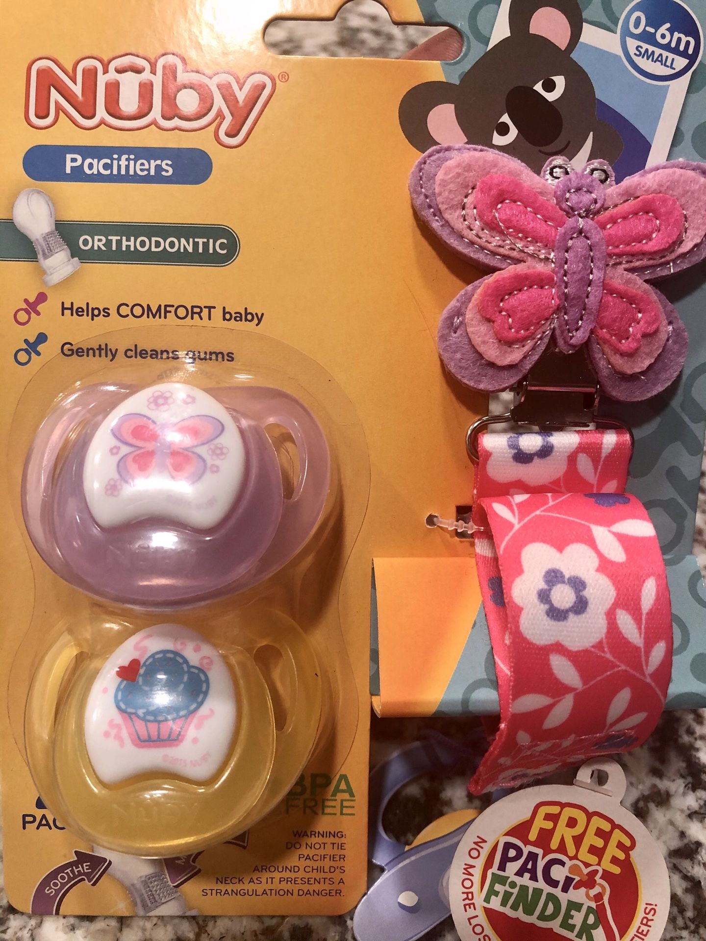 Nuby 2 Piece Pacifier Set 