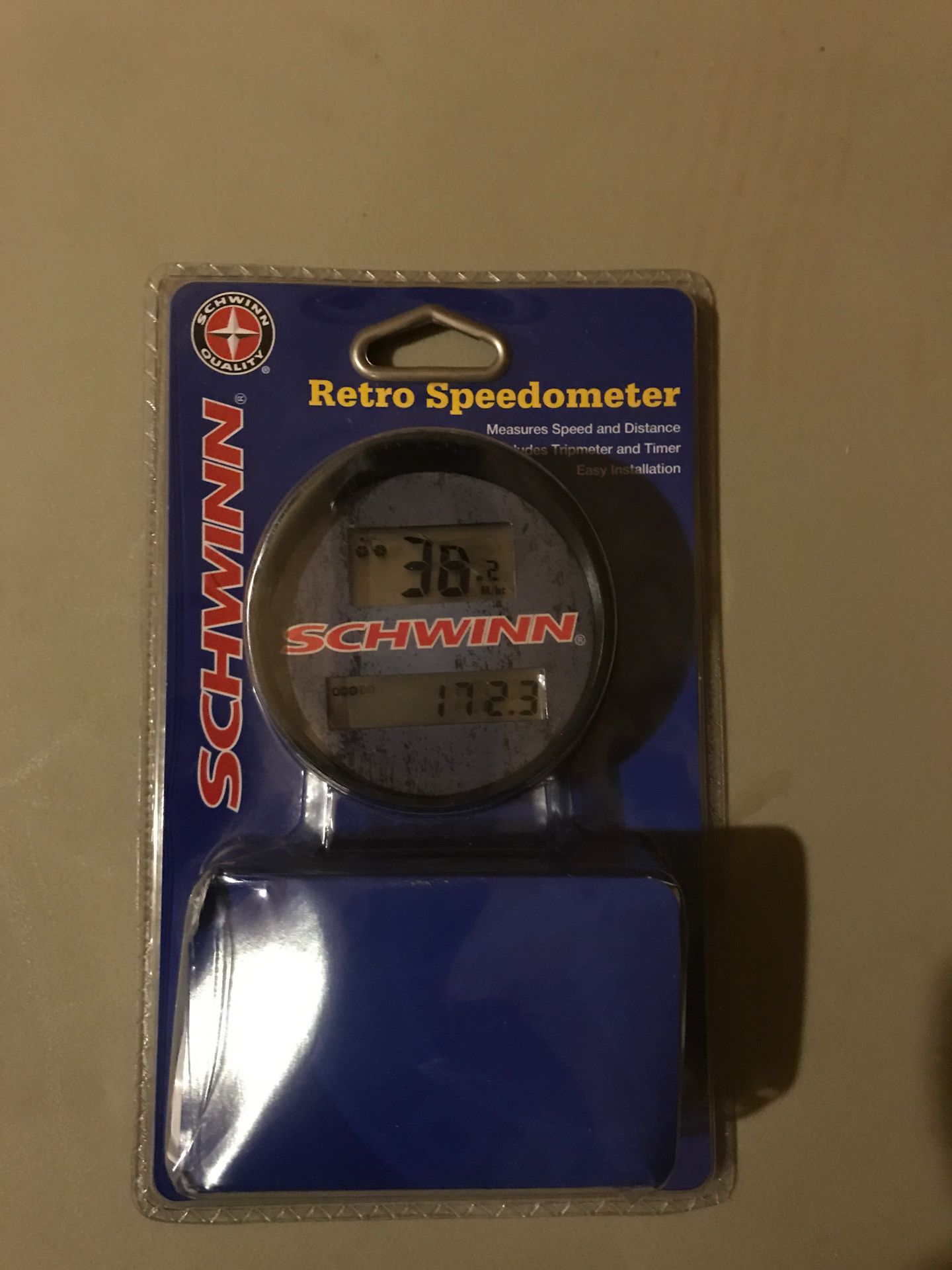 Schwinn retro speedometer