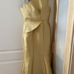 Gold Unbranded Evening Dress Size M