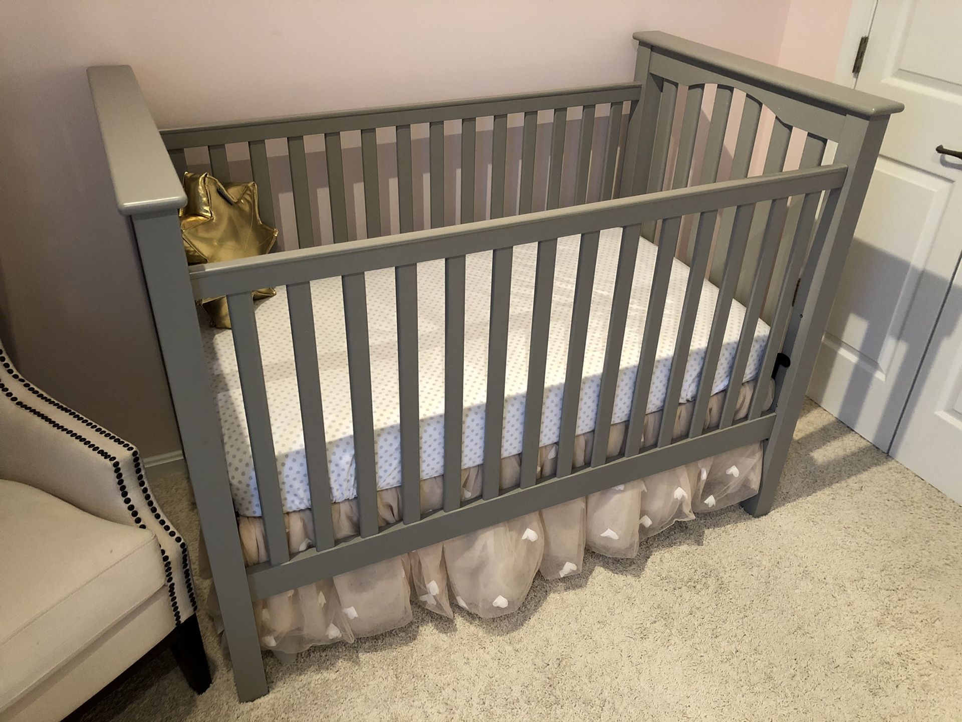 Pottery Barn Crib with Mattress