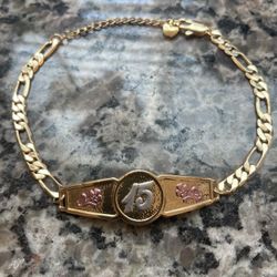 New Bracelet With Number 15 On It