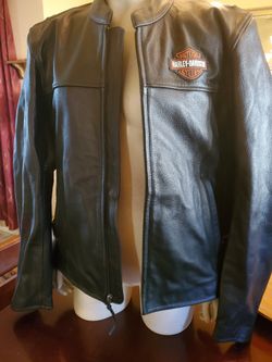 Men's M Leather Motorcycle Jacket-Highland Pick Up