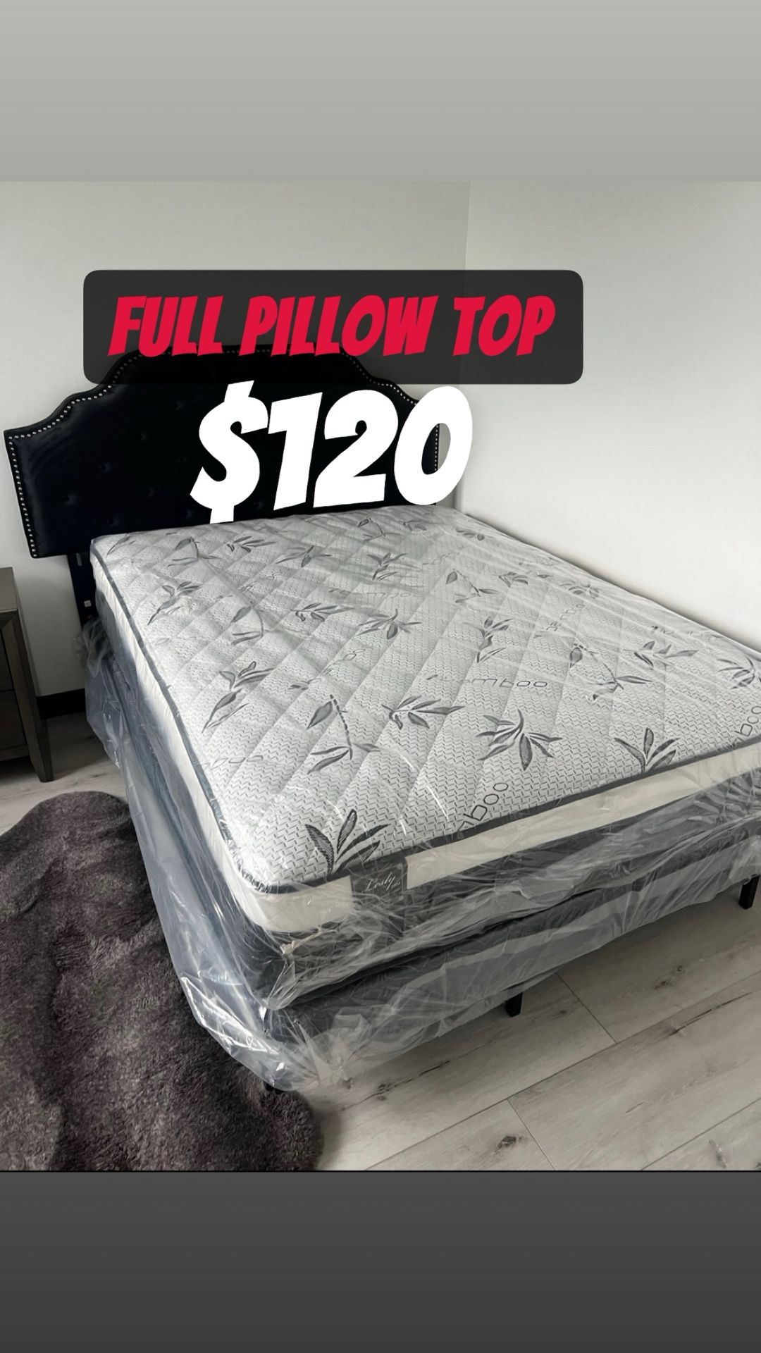 Full Pillow Top Mattress/all Sizes Available