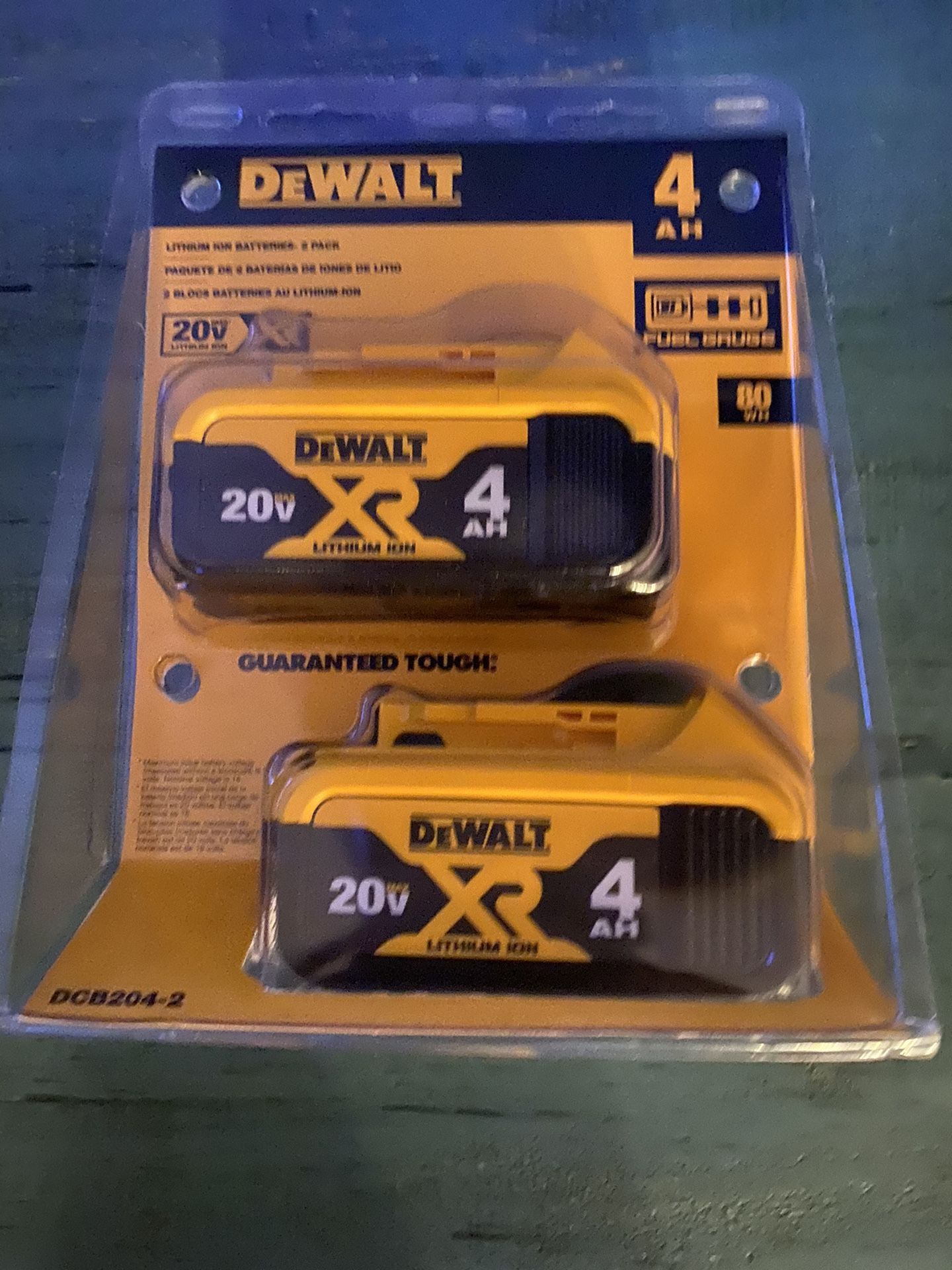 DeWalt batteries