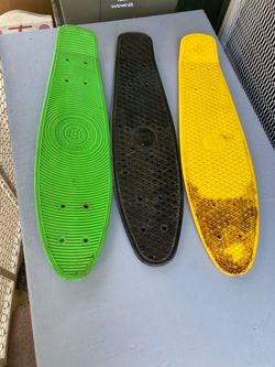Plastic skateboard three for five dollars Plastic skateboard three for five dollars