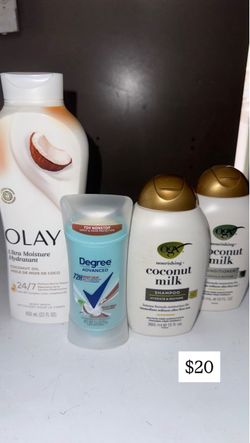 Olay Body Wash, Degree Deodorant & OGX Bundle