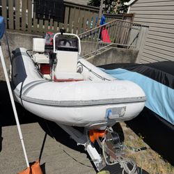 1998 AB 360 VS RIB + 2004 Yamaha 25HP 4-Stroke + Trailer