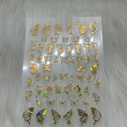 Gold Butterflies 