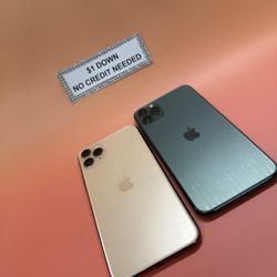 Apple IPhone 11 Pro Max - Only $1 Today Pay The Rest Later! 