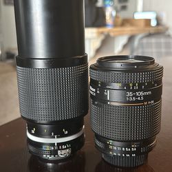 2 Nikon Lenses 