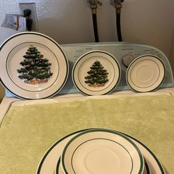 Set De 12  Platos  Navideños 
