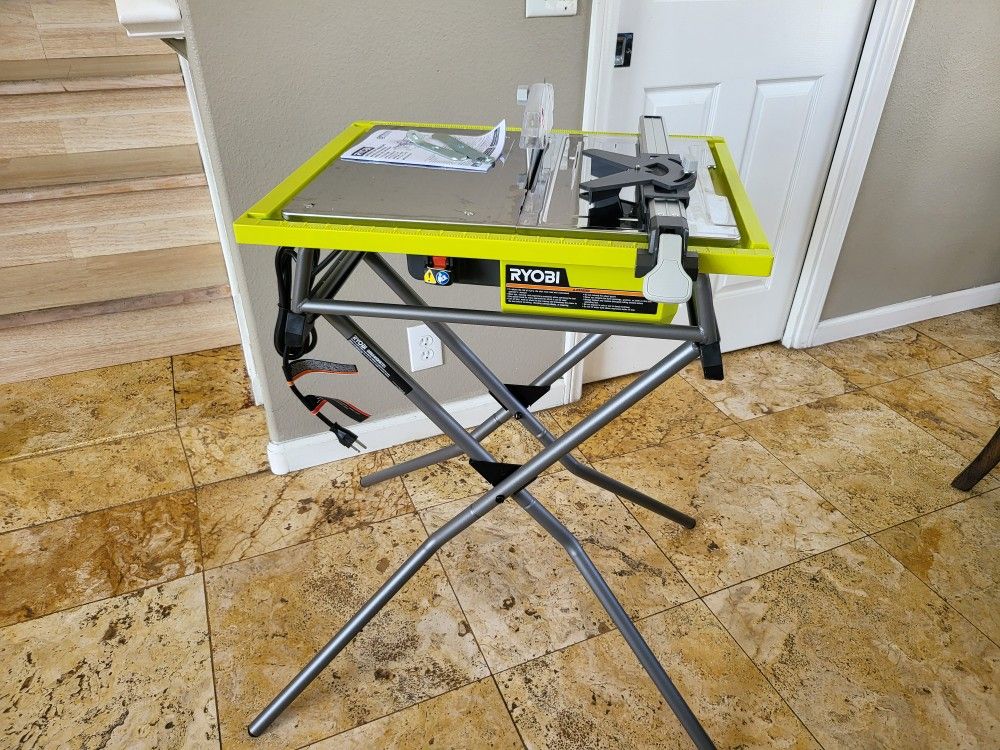 Ryobi 4.8 -Amps 7 in. Blade Corded Tabletop Wet Tile Saw